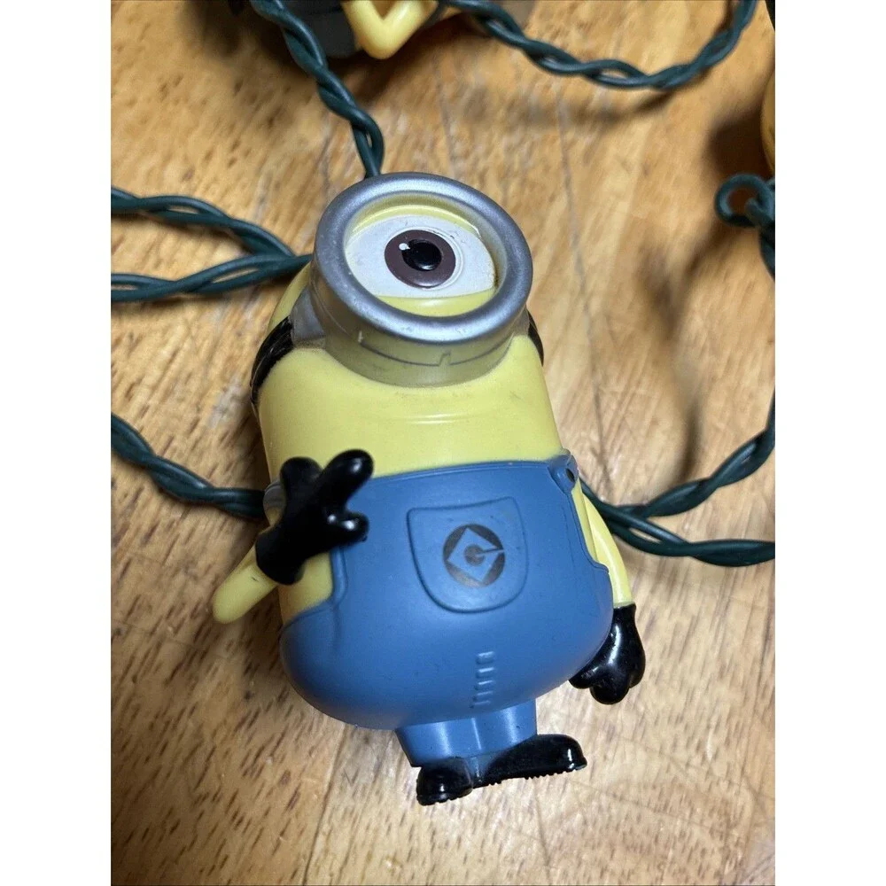 DESPICABLE ME Minions Christmas 10 Light Set Indoor Outdoor TESTED